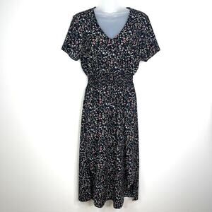 Gilli Women's Floral Black Maxi Dress Size Large